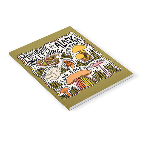 Doodle By Meg Mushrooms of Alaska Notebook