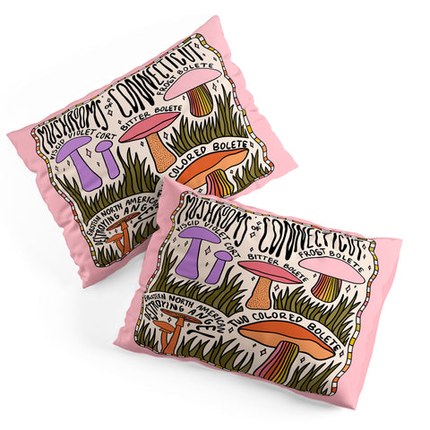 Doodle By Meg Mushrooms of Connecticut Pillow Shams