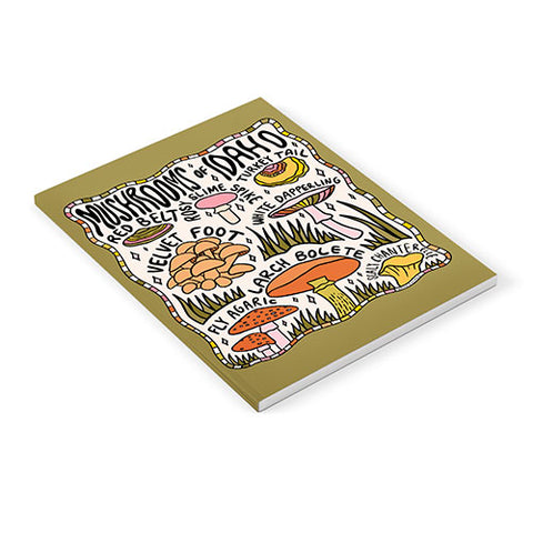 Doodle By Meg Mushrooms of Idaho Notebook