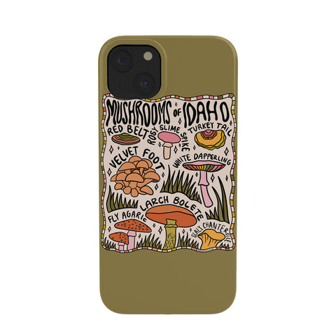 Doodle By Meg Mushrooms of Idaho Phone Case