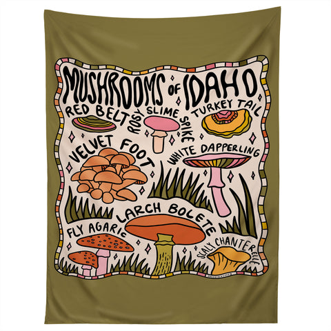 Doodle By Meg Mushrooms of Idaho Tapestry