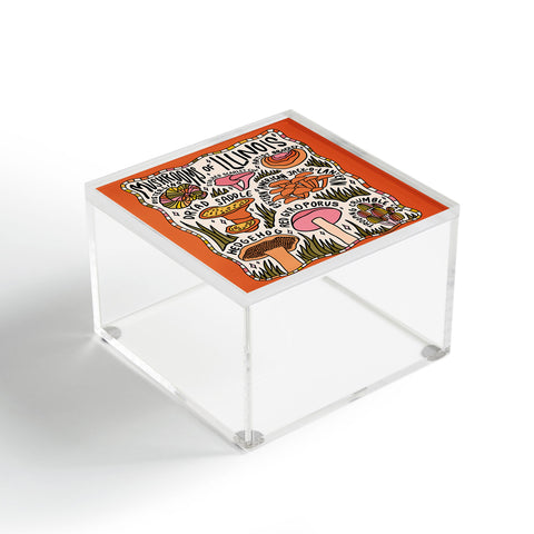 Doodle By Meg Mushrooms of Illinois Acrylic Box