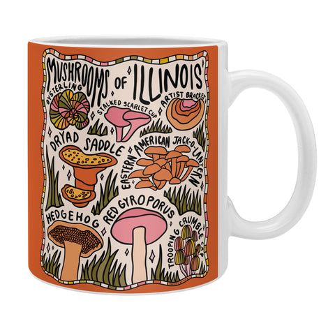 Doodle By Meg Mushrooms of Illinois Coffee Mug