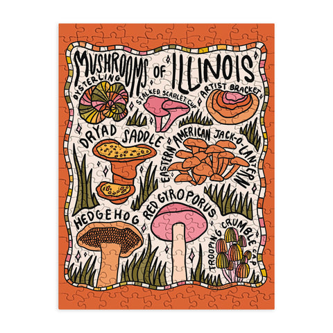 Doodle By Meg Mushrooms of Illinois Puzzle
