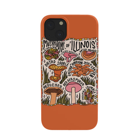 Doodle By Meg Mushrooms of Illinois Phone Case