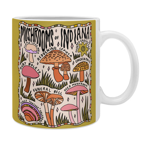 Doodle By Meg Mushrooms of Indiana Coffee Mug