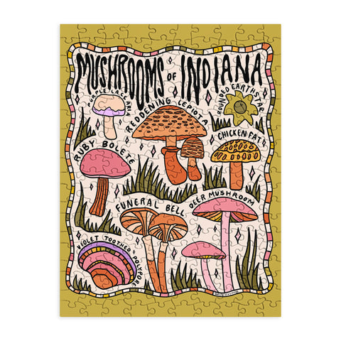 Doodle By Meg Mushrooms of Indiana Puzzle