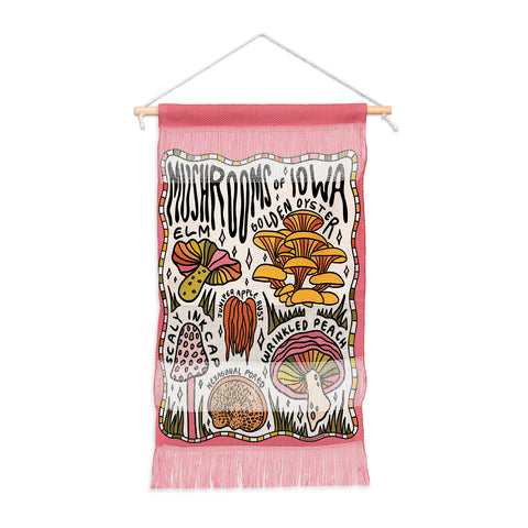 Doodle By Meg Mushrooms of Iowa Wall Hanging Portrait