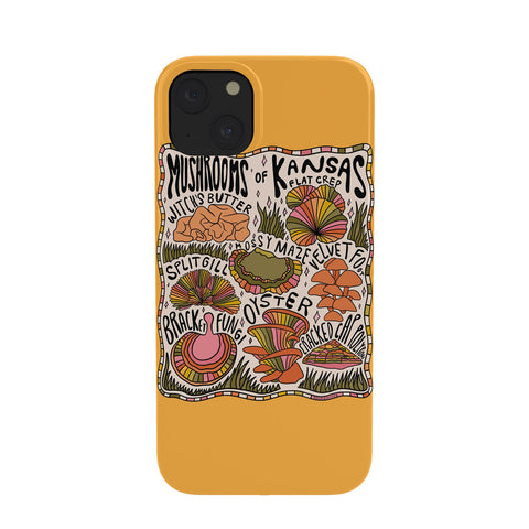 Doodle By Meg Mushrooms of Kansas Phone Case