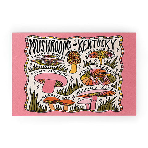 Doodle By Meg Mushrooms of Kentucky Welcome Mat