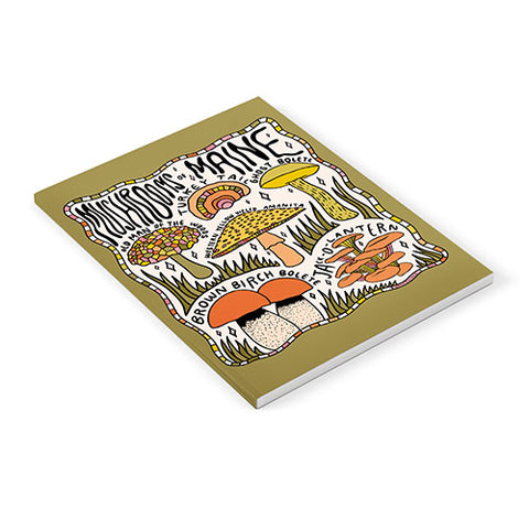 Doodle By Meg Mushrooms of Maine Notebook