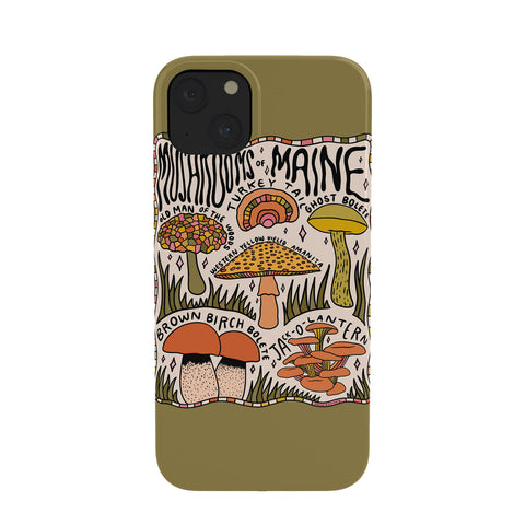 Doodle By Meg Mushrooms of Maine Phone Case
