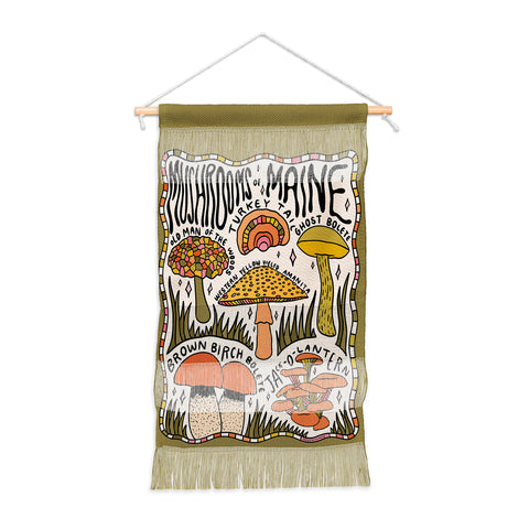 Doodle By Meg Mushrooms of Maine Wall Hanging Portrait