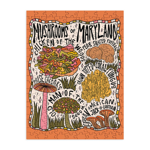 Doodle By Meg Mushrooms of Maryland Puzzle