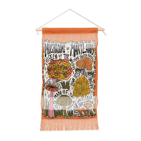 Doodle By Meg Mushrooms of Maryland Wall Hanging Portrait