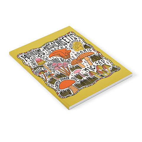 Doodle By Meg Mushrooms of Massachusetts Notebook