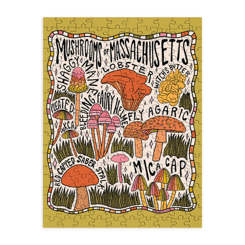 Doodle By Meg Mushrooms of Massachusetts Puzzle