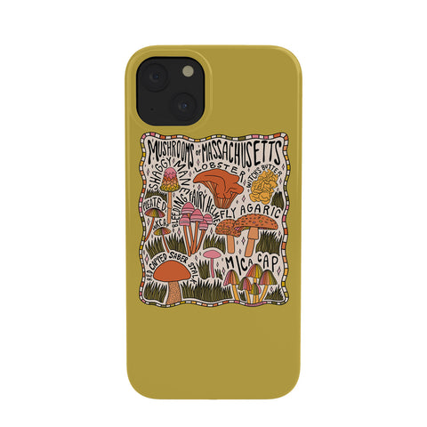 Doodle By Meg Mushrooms of Massachusetts Phone Case