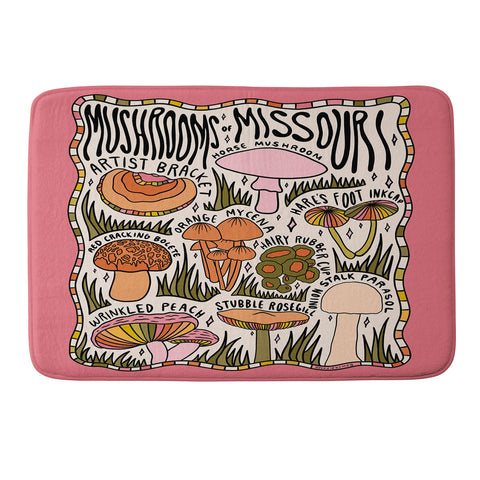 Doodle By Meg Mushrooms of Missouri Memory Foam Bath Mat