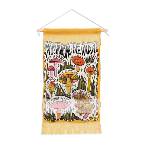 Doodle By Meg Mushrooms of Nevada Wall Hanging Portrait