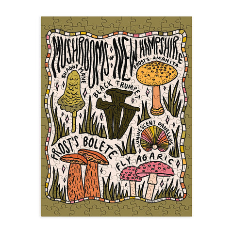 Doodle By Meg Mushrooms of New Hampshire Puzzle