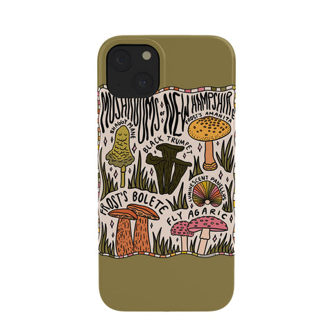 Doodle By Meg Mushrooms of New Hampshire Phone Case