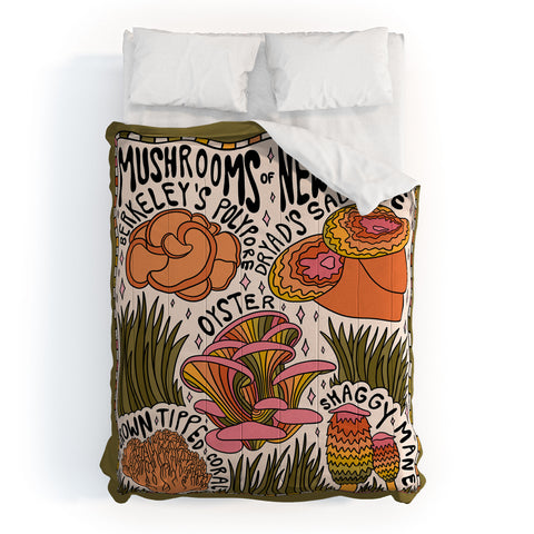Doodle By Meg Mushrooms of New York Comforter
