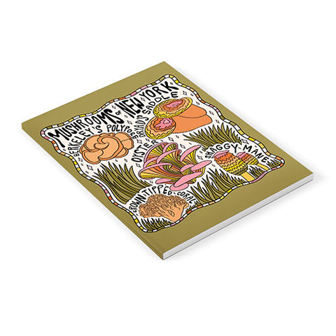 Doodle By Meg Mushrooms of New York Notebook