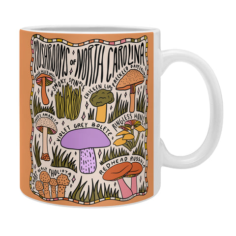 Doodle By Meg Mushrooms of North Carolina Coffee Mug