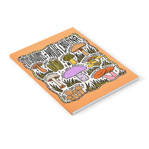 Doodle By Meg Mushrooms of North Carolina Notebook