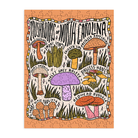 Doodle By Meg Mushrooms of North Carolina Puzzle