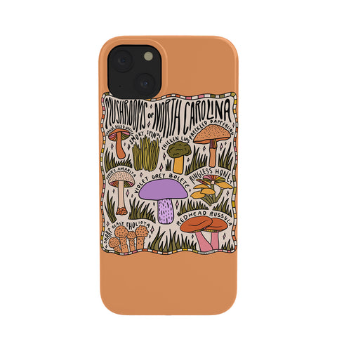 Doodle By Meg Mushrooms of North Carolina Phone Case