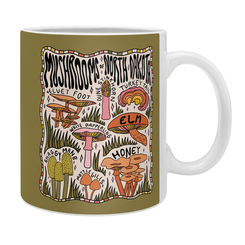 Doodle By Meg Mushrooms of North Dakota Coffee Mug