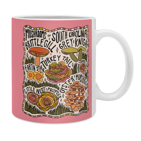 Doodle By Meg Mushrooms of South Carolina Coffee Mug