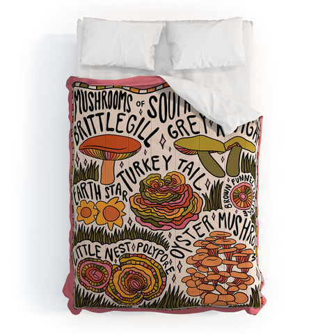 Doodle By Meg Mushrooms of South Carolina Comforter