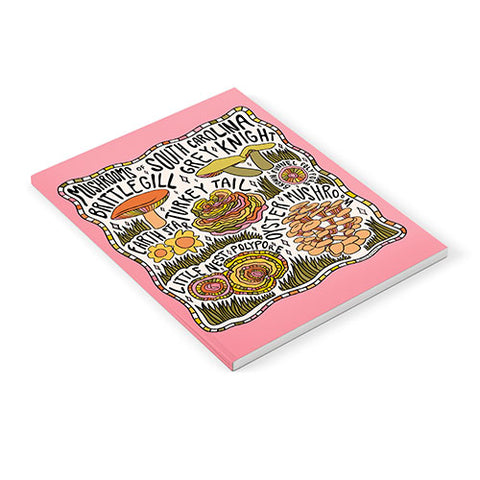 Doodle By Meg Mushrooms of South Carolina Notebook