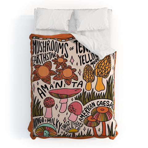 Doodle By Meg Mushrooms of Tennessee Comforter