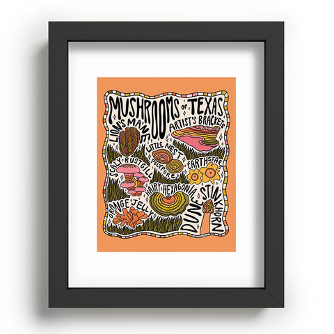 Doodle By Meg Mushrooms of Texas Recessed Framing Rectangle