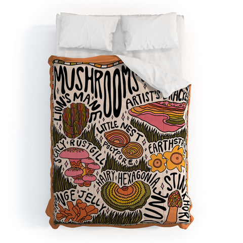 Doodle By Meg Mushrooms of Texas Comforter