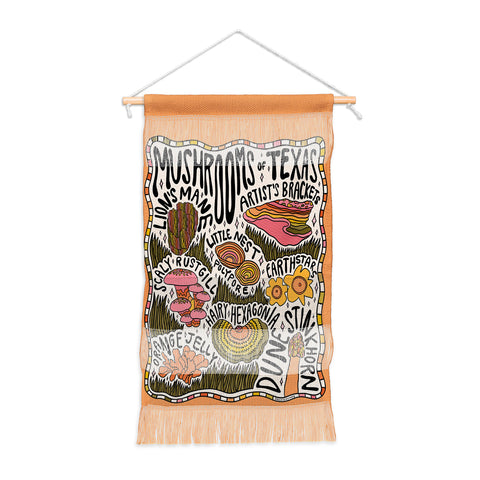 Doodle By Meg Mushrooms of Texas Wall Hanging Portrait