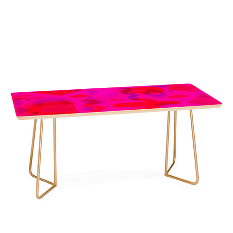 Doodle By Meg Neon Cutout Print Coffee Table