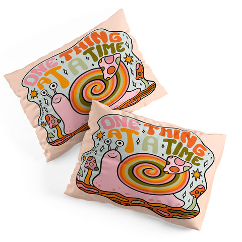 Doodle By Meg One Thing at a Time Pillow Shams