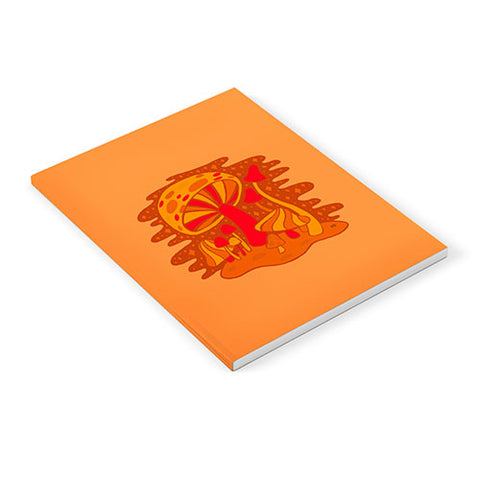 Doodle By Meg Orange Mushrooms Notebook