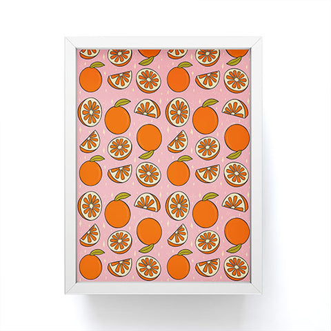 Doodle By Meg Oranges Print Framed Mini Art Print