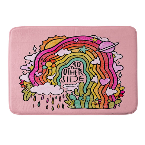 Doodle By Meg Other Side Memory Foam Bath Mat