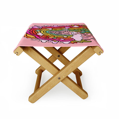 Doodle By Meg Other Side Folding Stool