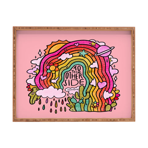 Doodle By Meg Other Side Rectangular Tray