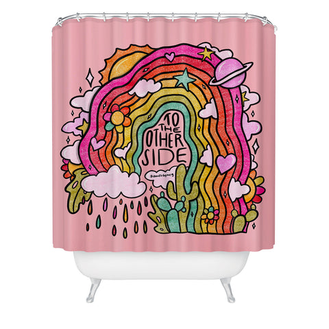 Doodle By Meg Other Side Shower Curtain