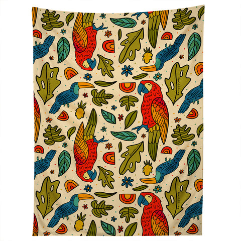Doodle By Meg Parrot Print Tapestry