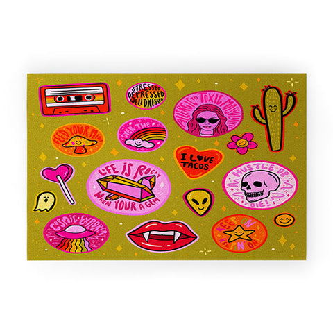 Doodle By Meg Patch Print Welcome Mat